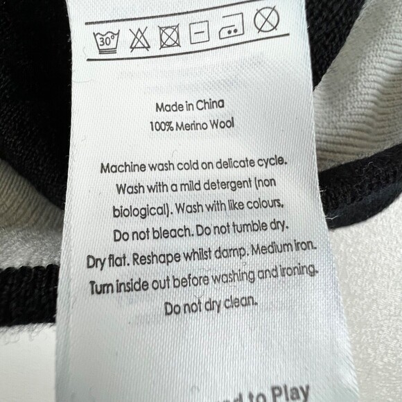 Ping Men's Black 100% Merino Wool Sensorwarm 1/4 Zip Sweater Jumper Golf Sz M - Picture 12 of 14